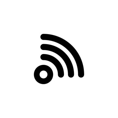 Wlan simgesi vektörde. Logotype