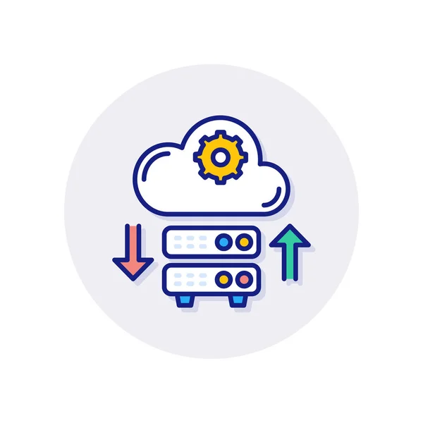 矢量中的云计算图标 标识类型 — 图库矢量图片
