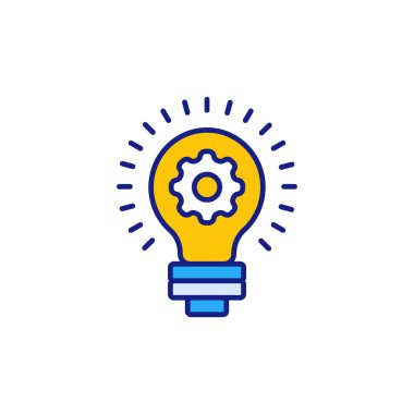 Vektör içinde yenilik simgesi. Logotype