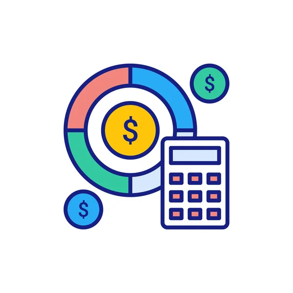 Budget Icon Vector Logotype — Stock Vector