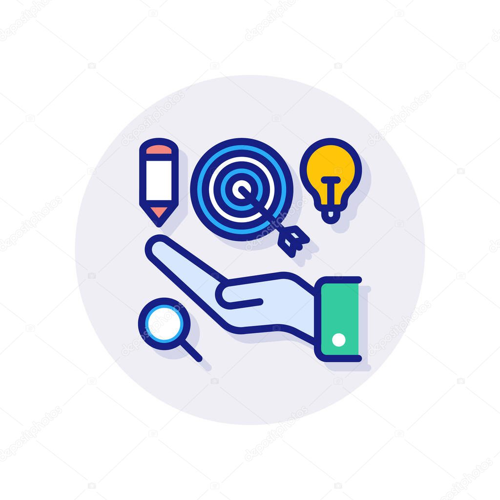 Business Strategy icon in vector. Logotype