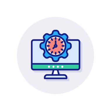 Vektör olarak servis simgesi. Logotype