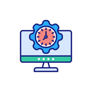 Vektör olarak servis simgesi. Logotype