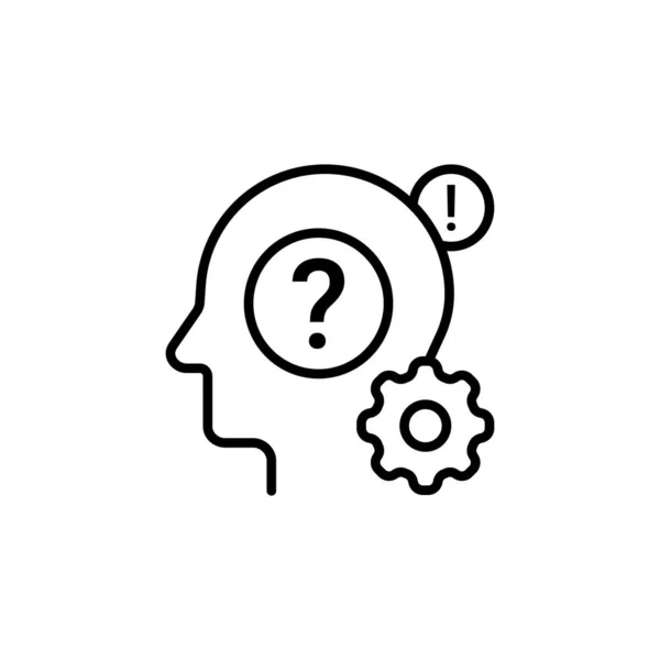 Συχνές Ερωτήσεις Εικονίδιο Στο Διάνυσμα Λογότυπο — Διανυσματικό Αρχείο
