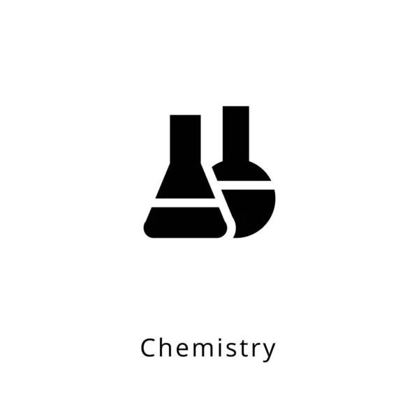 Химическая Икона Векторе Логотип — стоковый вектор
