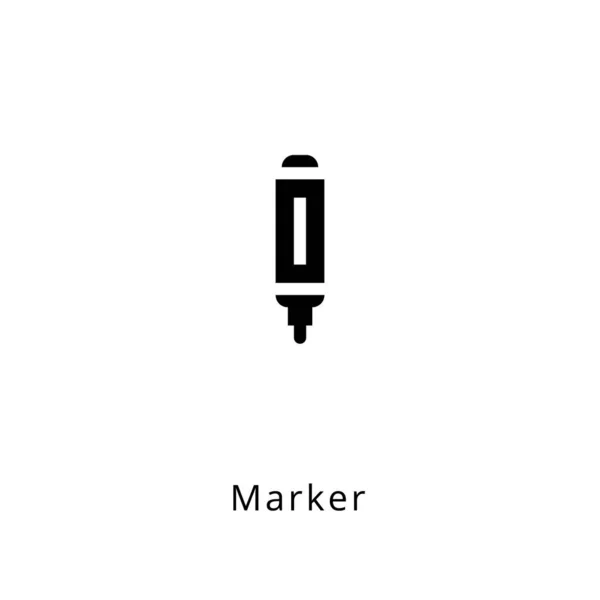 Markierungssymbol Vektor Logotyp — Stockvektor