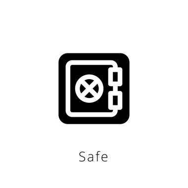 Vektör olarak SAFE simgesi. Logotype