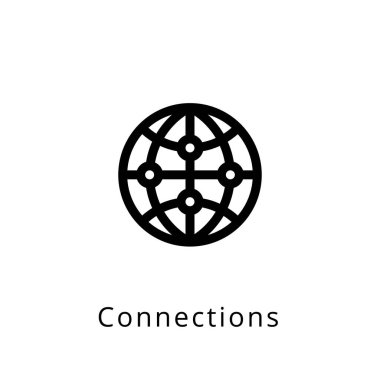 Vektör olarak bağlantı simgesi. Logotype