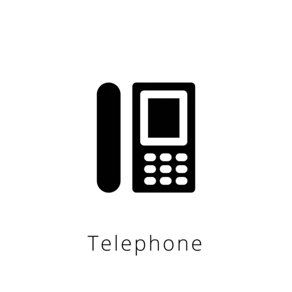 Ikon Telepon Vektor Logotype - Stok Vektor