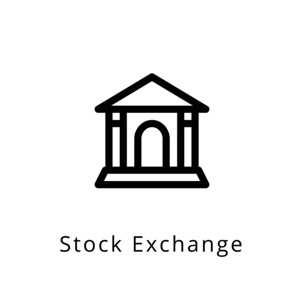 Піктограма Банку Векторі Логотип — стоковий вектор