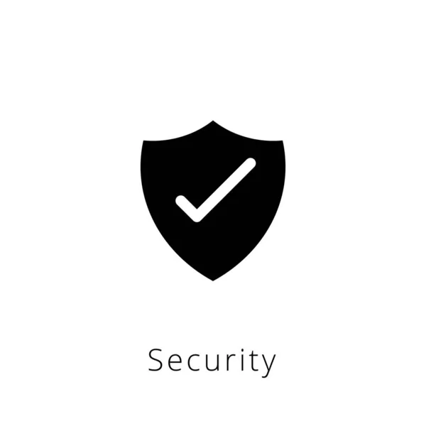 Sicherheitssymbol Vektor Logotyp — Stockvektor