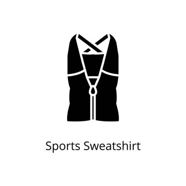 Vektör olarak spor eşofman ikonu. Logotype