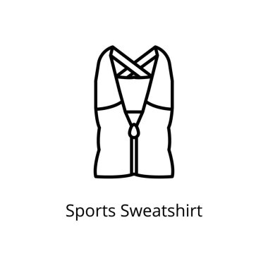 Vektör olarak spor eşofman ikonu. Logotype