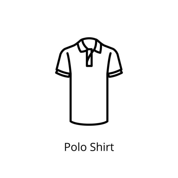 Polo Icono Camisa Vector Logotipo — Vector de stock