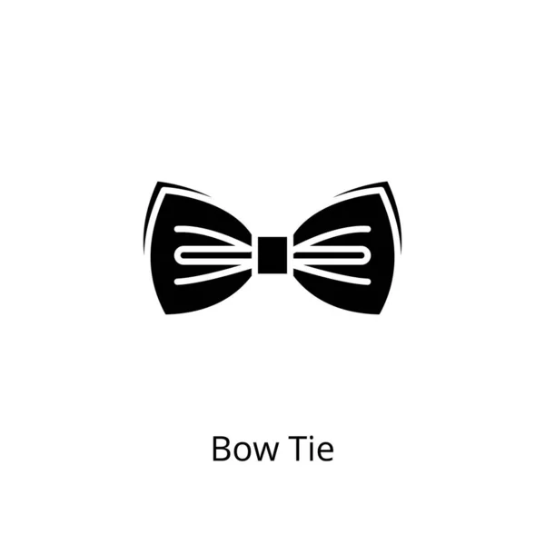 Bow Tie Icon Vector Logotype — Stock Vector