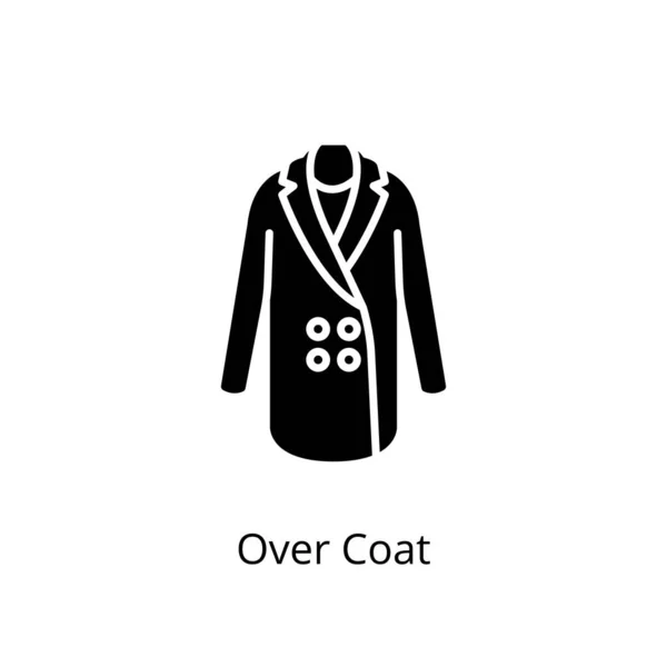 Πάνω Από Εικονίδιο Coat Διάνυσμα Λογότυπο — Διανυσματικό Αρχείο