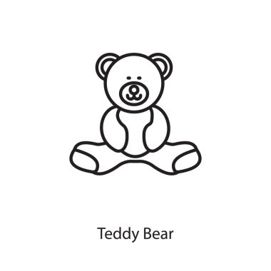 Oyuncak ayı ikonu. Logotype