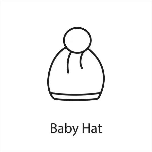 Εικονίδιο Baby Hat Διάνυσμα Λογότυπο — Διανυσματικό Αρχείο
