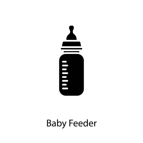 Εικονίδιο Τροφοδότη Μωρού Διάνυσμα Λογότυπο — Διανυσματικό Αρχείο