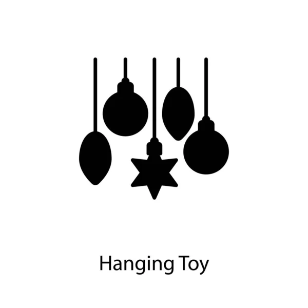 Hanging Toy Symbol Vektor Logotyp — Stockvektor