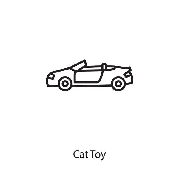 Car Toy Icoon Vector Logotype — Stockvector