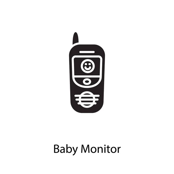 Значок Baby Monitor Векторе Логотип — стоковый вектор