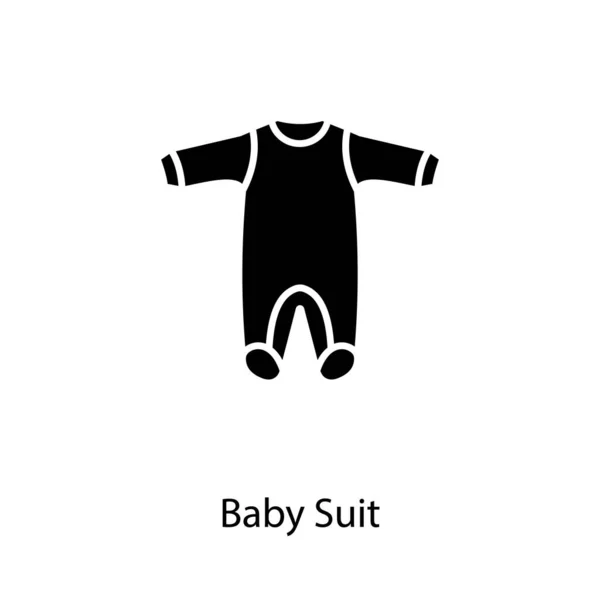 Bebek Takım Elbise Ikonu Logotype — Stok Vektör