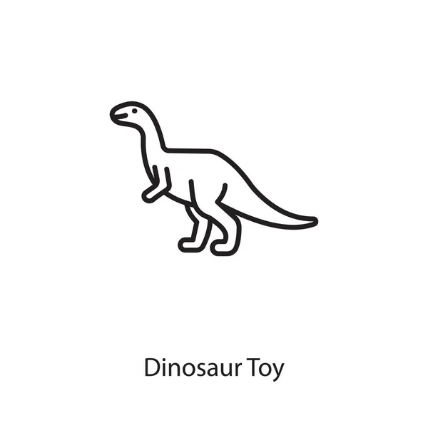 Dinosaurus Speelgoed Icoon Vector Logotype — Stockvector