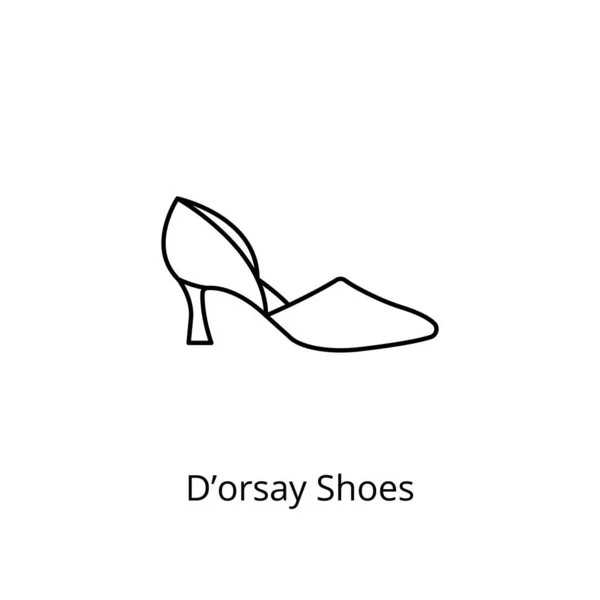 Orsay Sapatos Ícone Vetor Logotipo —  Vetores de Stock