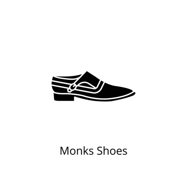 Monks Shoes Icon Vector — 스톡 벡터