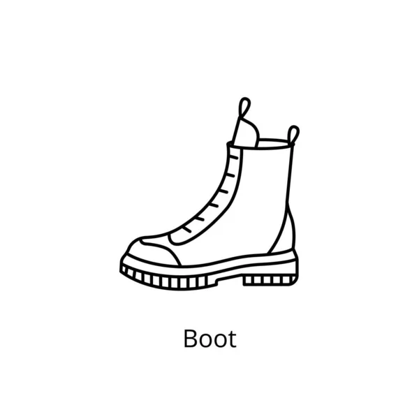 Boot Symbol Vektor Logotyp — Stockvektor