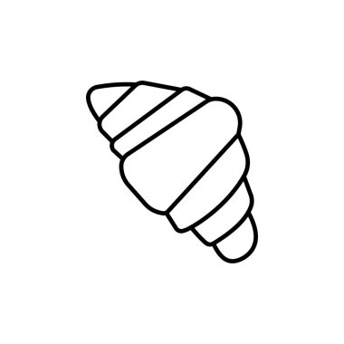 Kruvasan ikonu. Logotype