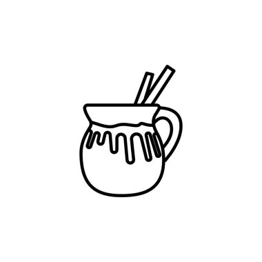 Meksikalı Ot simgesi vektörde. Logotype