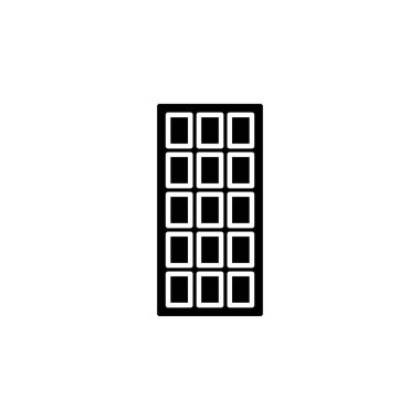 Vektör olarak çikolata çubuğu simgesi. Logotype