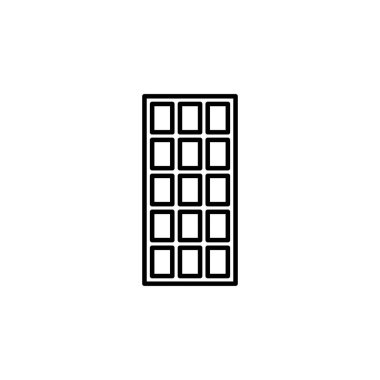 Vektör olarak çikolata çubuğu simgesi. Logotype