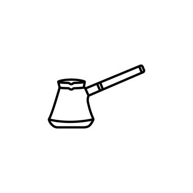 Türk kahvesi ikonu. Logotype