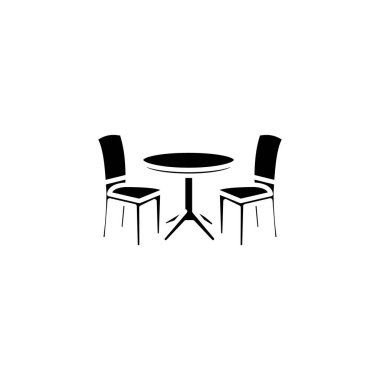Vektör olarak Summer Cafe simgesi. Logotype