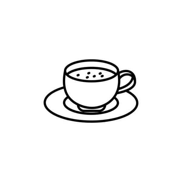 ベクトルのコーヒーアイコン ロゴタイプ — ストックベクタ
