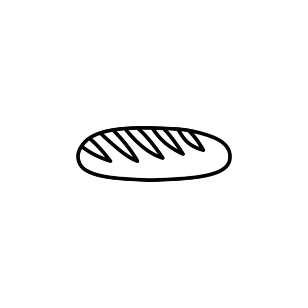 Bröd Ikon Vektor Logotyp — Stock vektor