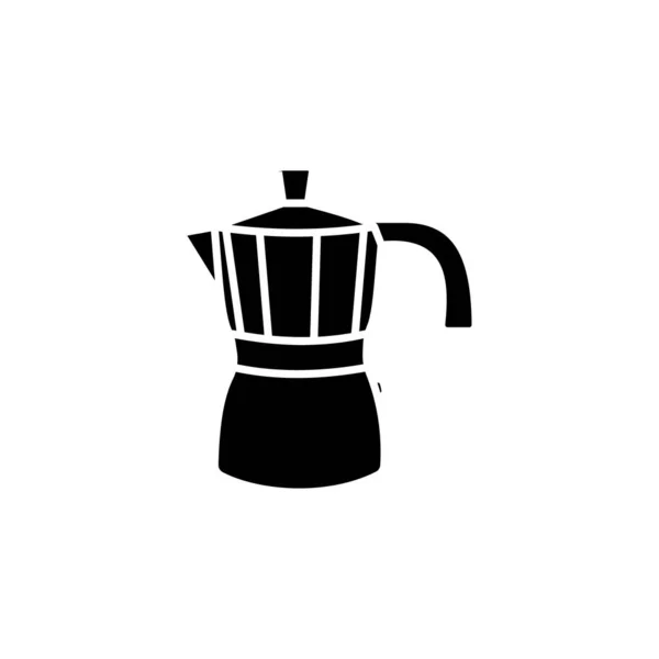 Pictogram Koffiezetapparaat Vector Logotype — Stockvector