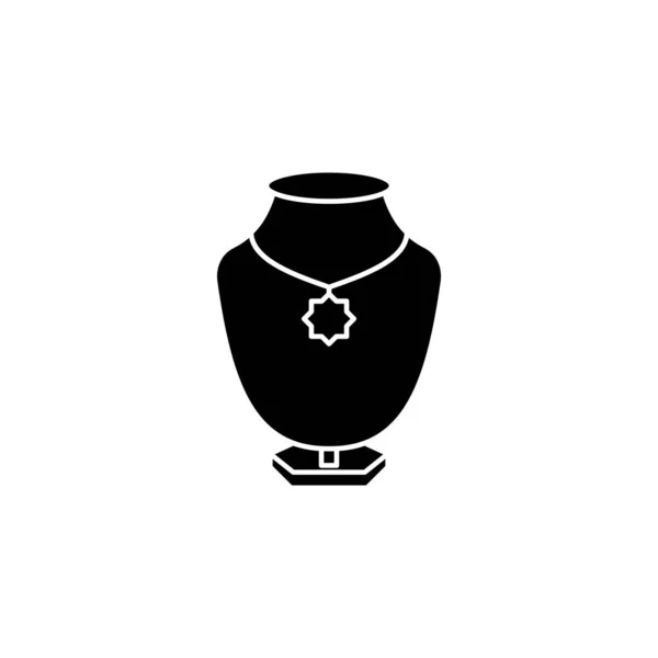 Necklace Icon Vector Logotype — Stock Vector