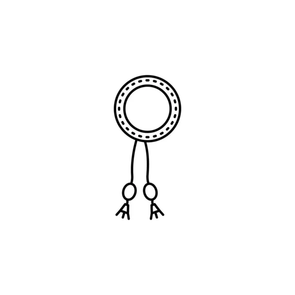 Індійський Bangles Ікона Векторі Logotype — стоковий вектор