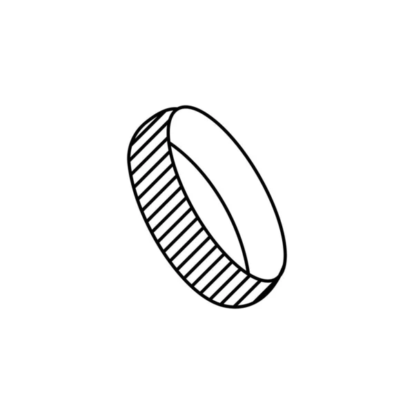 Icono Del Brazalete Vector Logotipo — Vector de stock