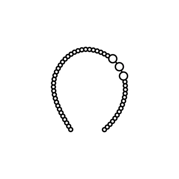Headband Icon Vector Logotype — Stock Vector
