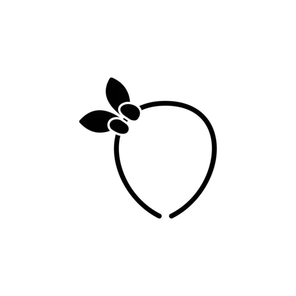 Icône Bandeau Vecteur Logotype — Image vectorielle