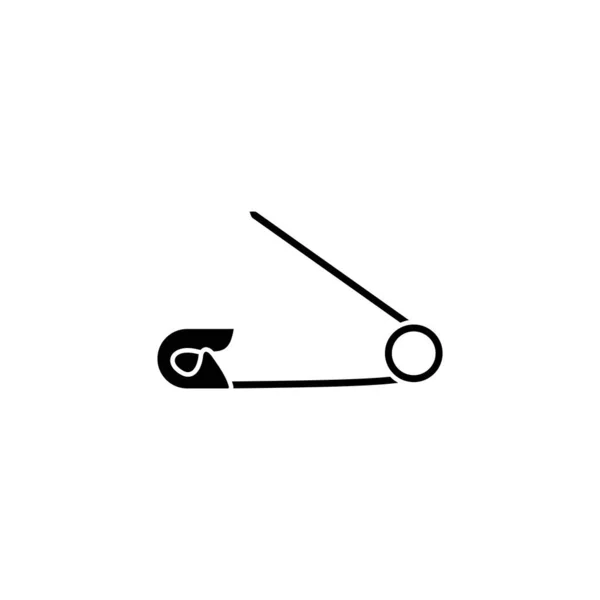 Icône Broche Sécurité Dans Vecteur Logotype — Image vectorielle