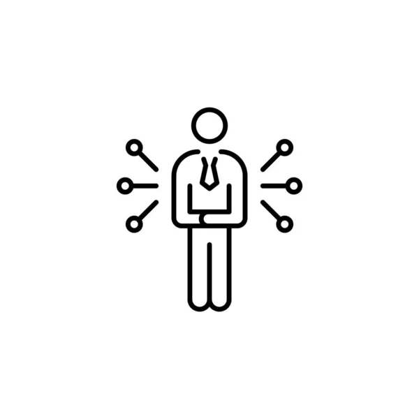 Icône Habilitation Dans Vecteur Logotype — Image vectorielle