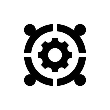 Vektör olarak iş modeli simgesi. logotype