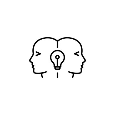 Bağlantı simgesi vektörde. logotype