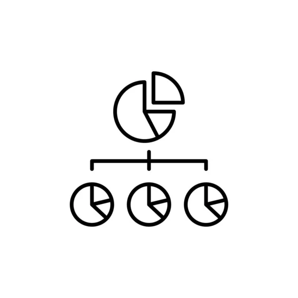Ikona Rachunkowości Zarządczej Wektorem Logotyp — Wektor stockowy